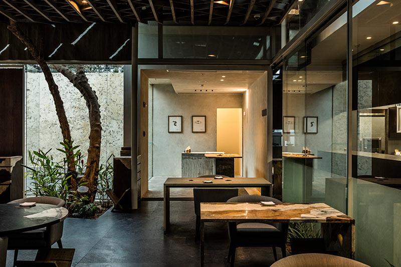 The interior of Central restaurant in Lima, considered one of the top 10 restaurants in the world.